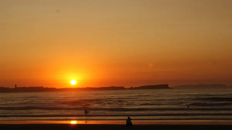 Kitesurfing at Baleal
