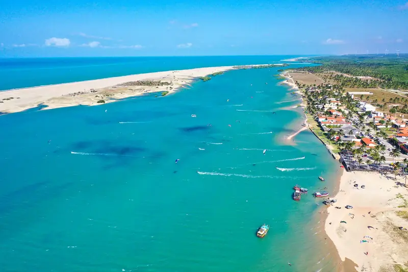 Kitesurfing at Guajiru