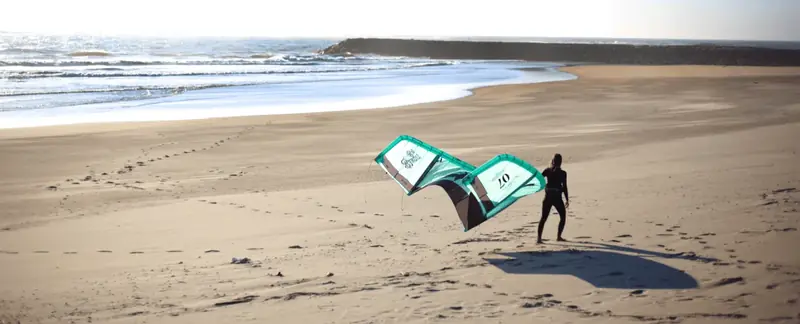Kitesurfing at Ofir