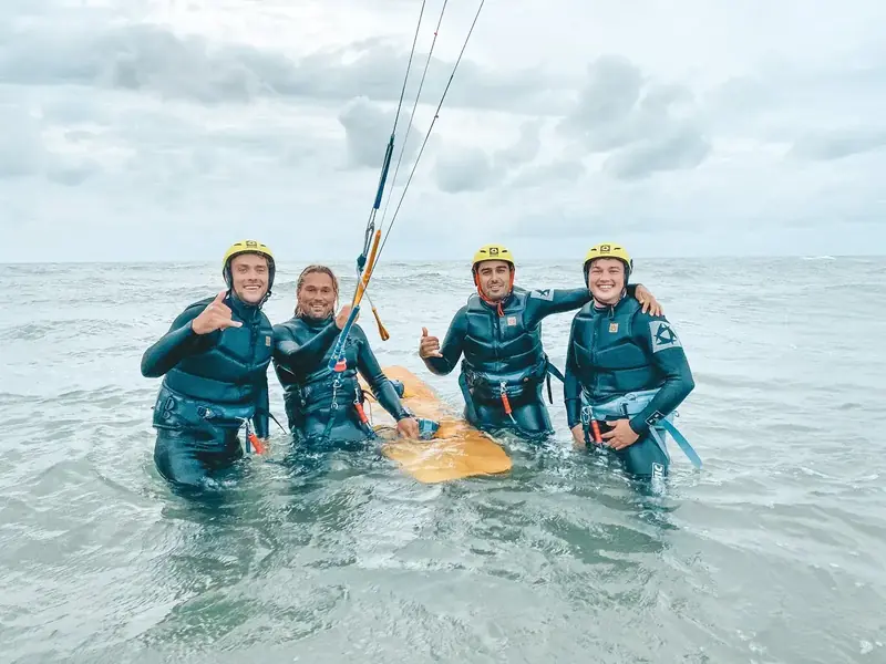 Kitesurfing at Rockanje