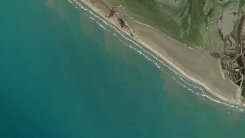 Kitesurfing at Beauduc