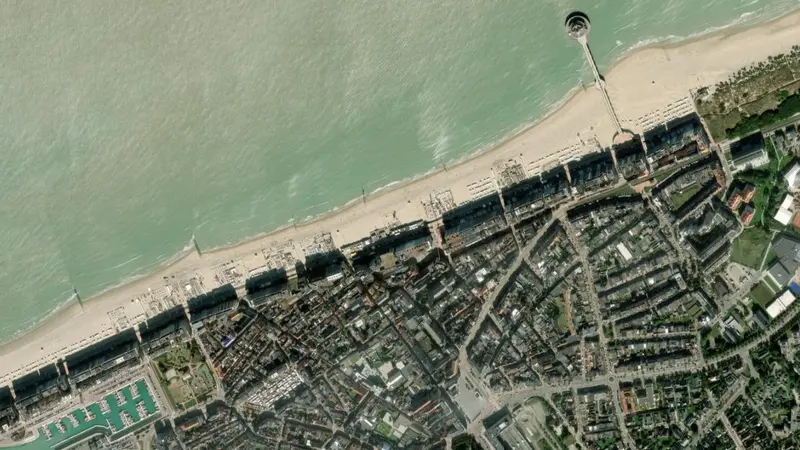 Kitesurfing at Blankenberge