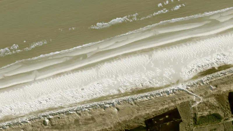 Kitesurfing at Terschelling - Midsland aan Zee
