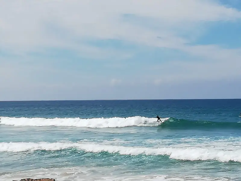 Kitesurfing at Tonel