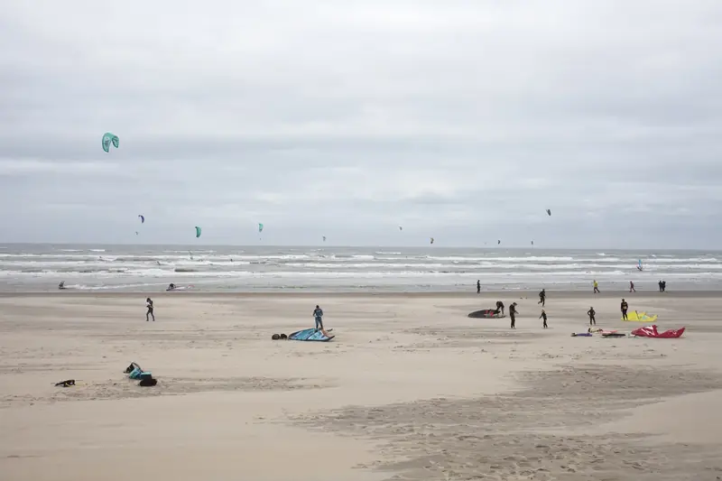 Kitesurfing at Zandvoort